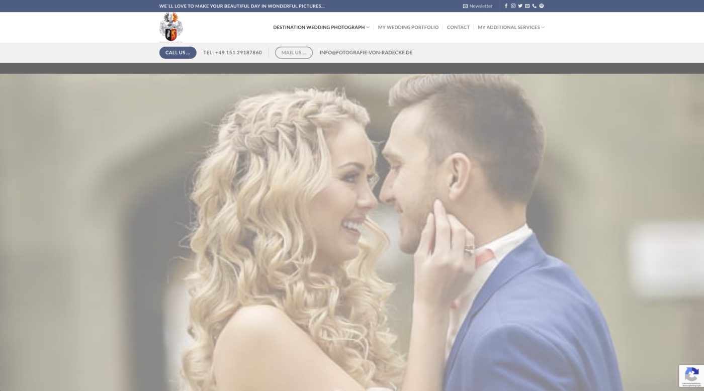 Webseite Übersicht 1